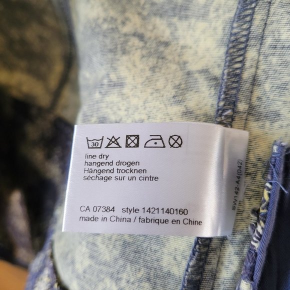 Sandwich Steel Blue and Cream Abstract Print Jacket EU 36/US 6 - Picture 14 of 16